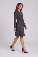 Industry Satin Trench Dress - Pure & Simple Canada