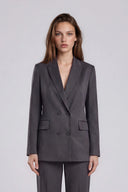 Industry Satin Double Breast Jacket - Pure & Simple Canada