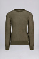 Everett Two-Tone Crew Neck Knit Sweater - Pure & Simple Canada