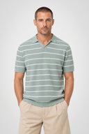 Weston Stripe Sweater Polo - Pure & Simple Canada