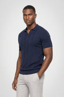 Arthur Tipped Knit Polo - Pure & Simple Canada
