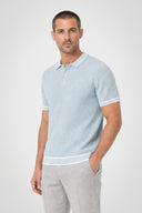James Texture Knit Polo - Pure & Simple Canada
