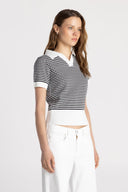 Basic Knit Johnny Collar Polo - Pure & Simple Canada