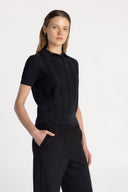 Basic Knit Button Polo - Pure & Simple Canada