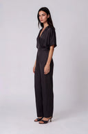 Black Tie Affair Sleeveless Jumpsuit - Pure & Simple Canada
