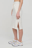 Flecked Terry Knee Length Skirt - Pure & Simple Canada
