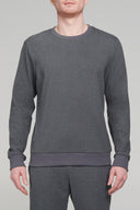 Rib Velour Long Sleeve Crew Neck - Pure & Simple Canada