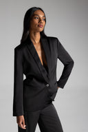 Suit Me Up Satin Blazer