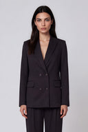 Industry Satin Double Breast Jacket