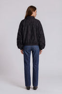 Autumn Bloom Bomber Jacket