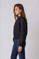 Autumn Bloom Bomber Jacket
