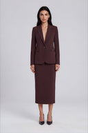 Boardroom Side Slit Skirt