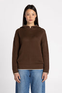 Basic Knit Hoodie Sweater - Pure & Simple Canada