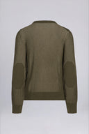 Everett Two-Tone Crew Neck Knit Sweater