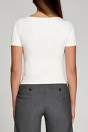 Body Hug Square Neck Tee - Pure & Simple Canada