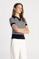 Basic Knit Johnny Collar Polo - Pure & Simple Canada