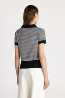 Basic Knit Johnny Collar Polo - Pure & Simple Canada