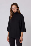 Snow Drift Turtleneck Sweater