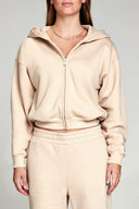 Cozy Luxe Zip Up Hoodie - Pure & Simple Canada