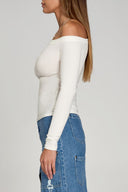 Baby Rib Off - Shoulder Long Sleeve - Pure & Simple Canada