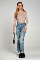 Baby Rib Off - Shoulder Long Sleeve - Pure & Simple Canada