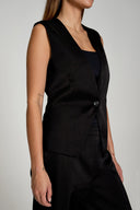 Suit Me Up Satin Vest